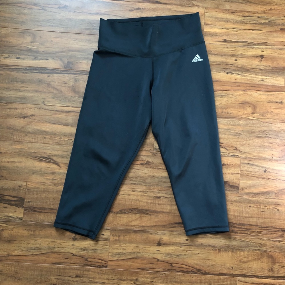 Adidas Crop Leggings - Picture 1 of 1